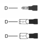 Flachstecker isoliert 